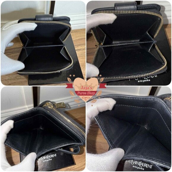✅❤️✅SOLD✅❤️✅💖YSL Leather Zipper RFID Wallet💖 - Picture 11 of 17